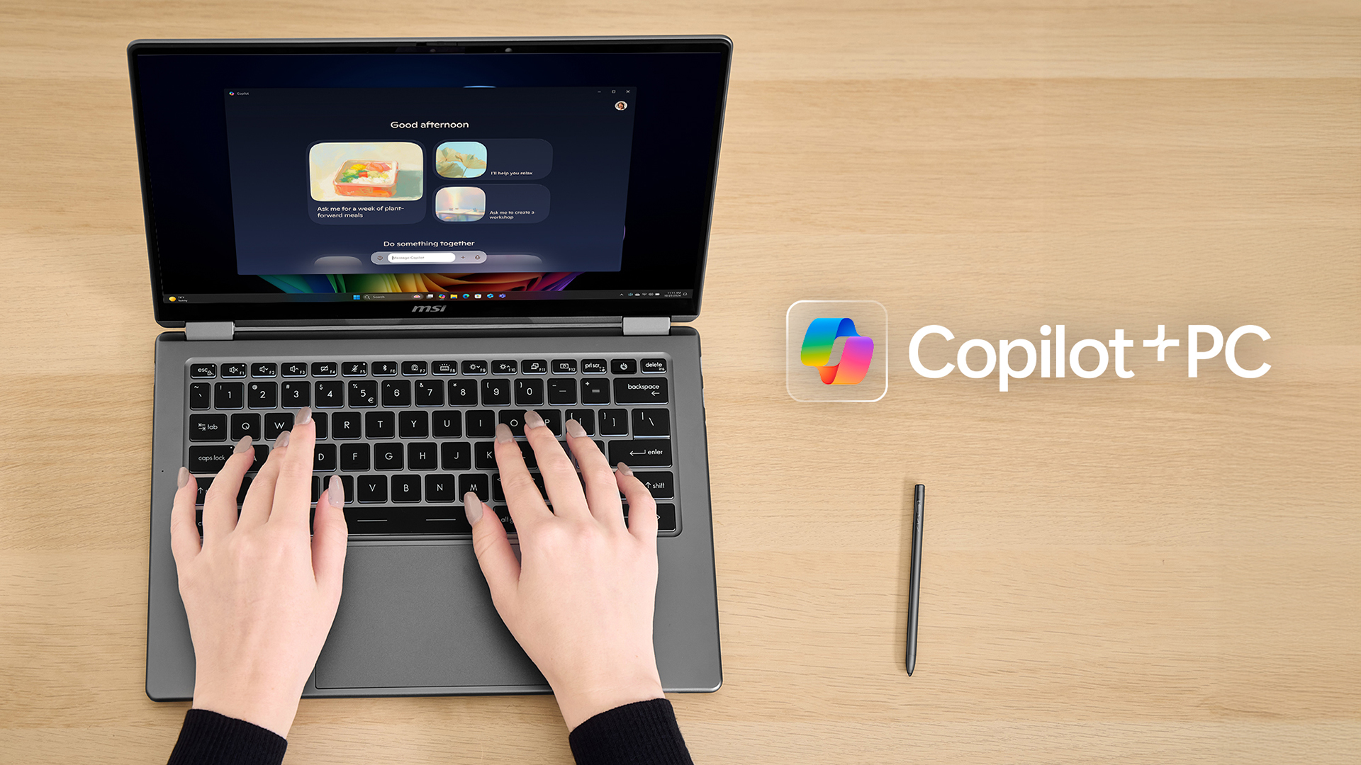 MSI Prestige and Microsoft Copilot
