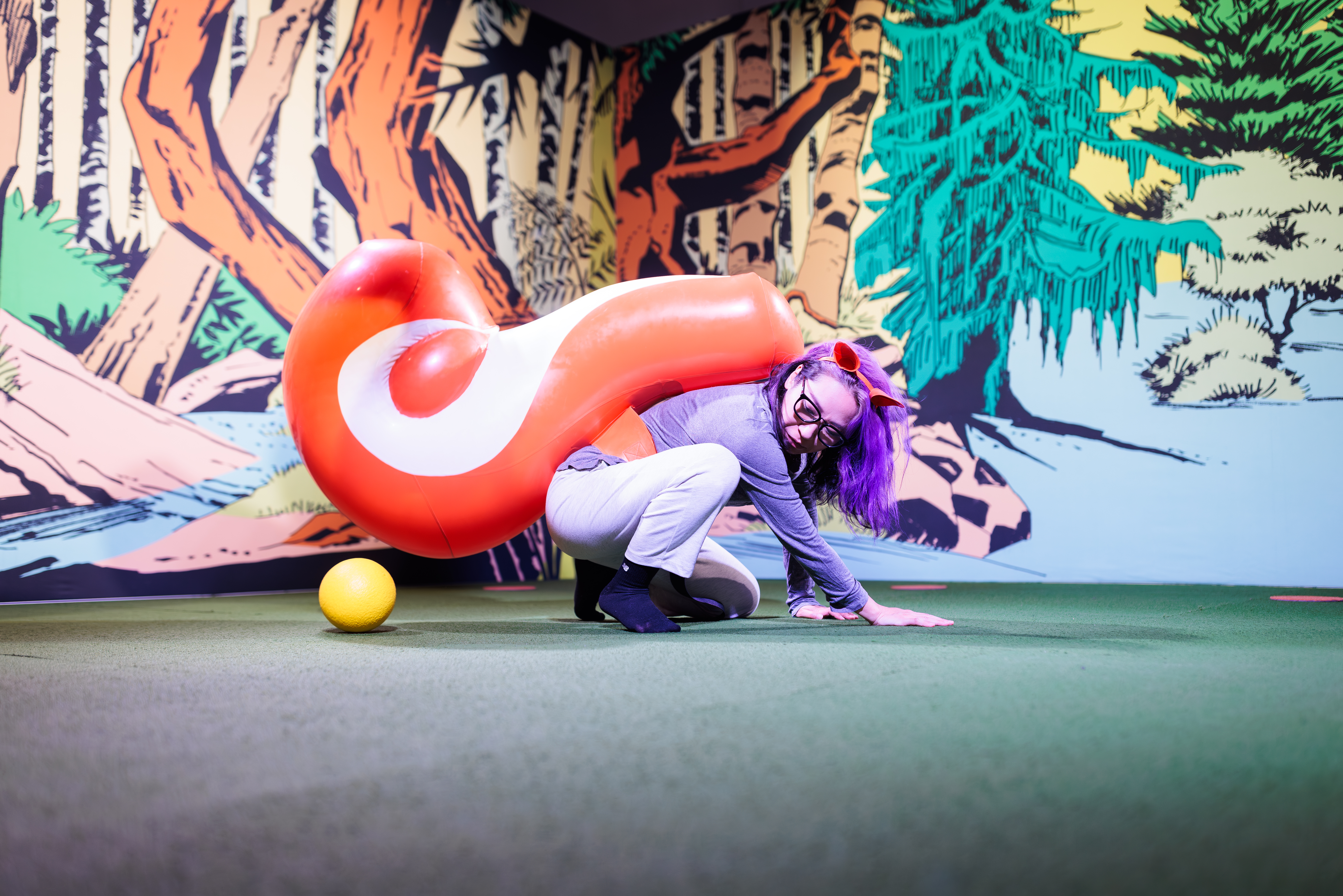 mini golf designed by artists in Battersea