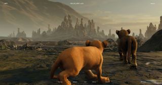 Lion King CGI: Simba and Narla in progress
