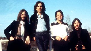 The Beatles — John Lennon, George Harrison, Paul McCartney and Ringo Starr — in a 1969 file photo.