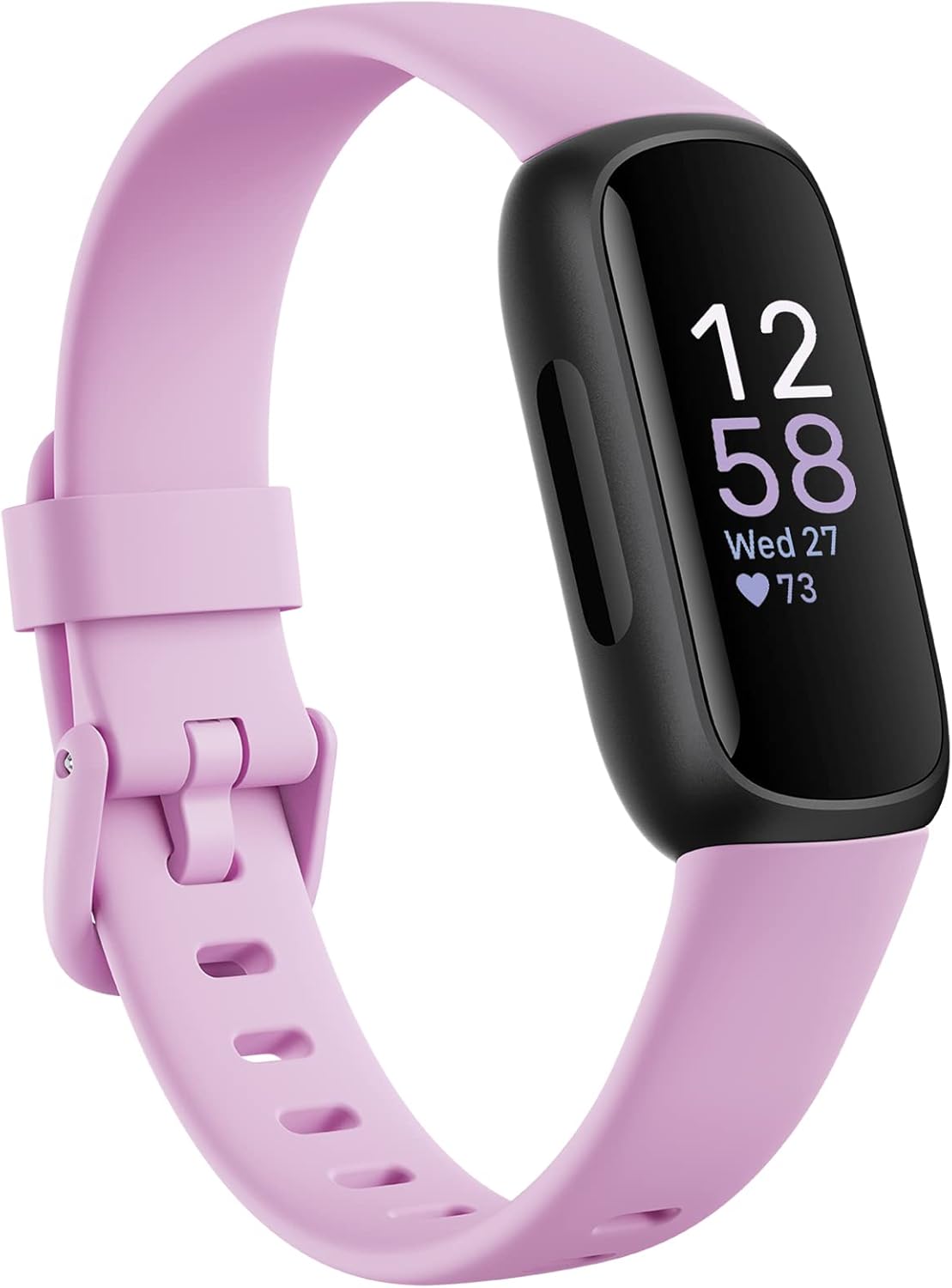 Google Fitbit Inspire 3 Activity Tracker With 6-Months Premium Membership Included, Up to 10 Days Battery Life and Daily Readiness Score, Black/lilac Bliss