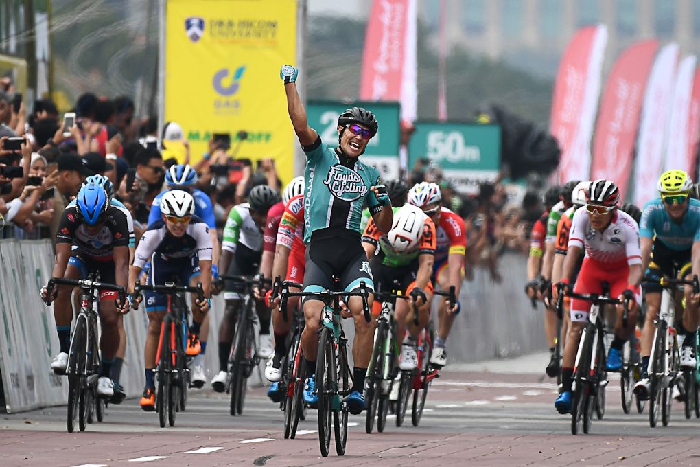 Travis McCabe (Floyd's Pro Cycling) wins stage 3 at the Tour de Langkawi