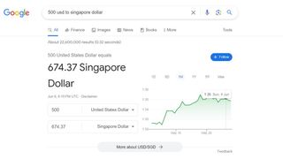 Quick and easy currency conversion with Google