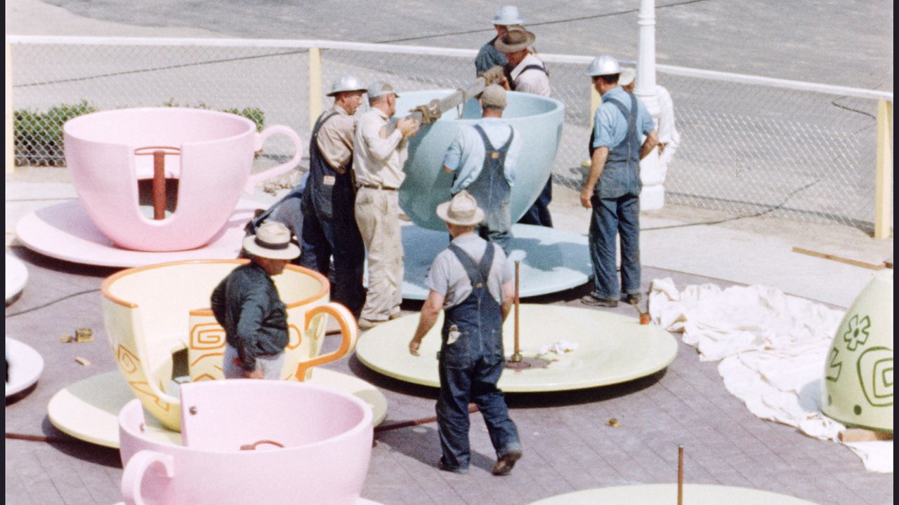 A still of Disneyland Construction from 'Disneyland Handcrafted'