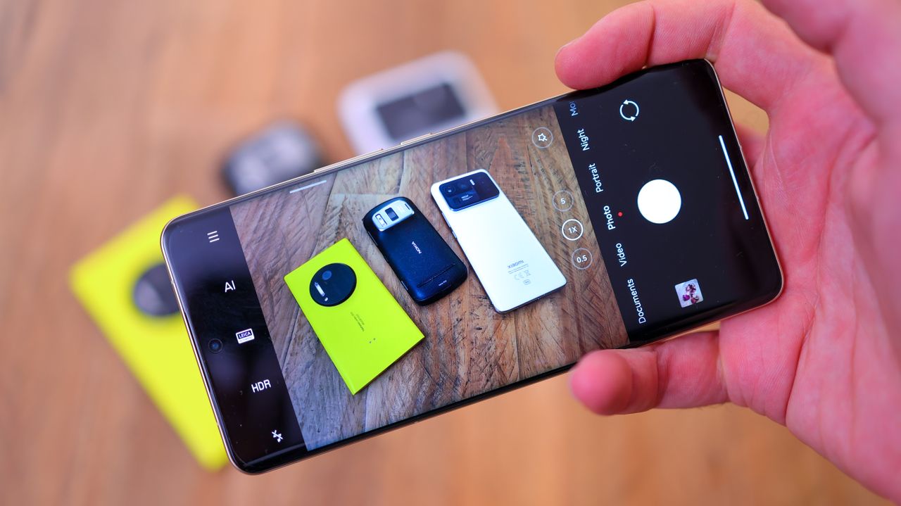A photo of the Xiaomi 12s Ultra smartphone
