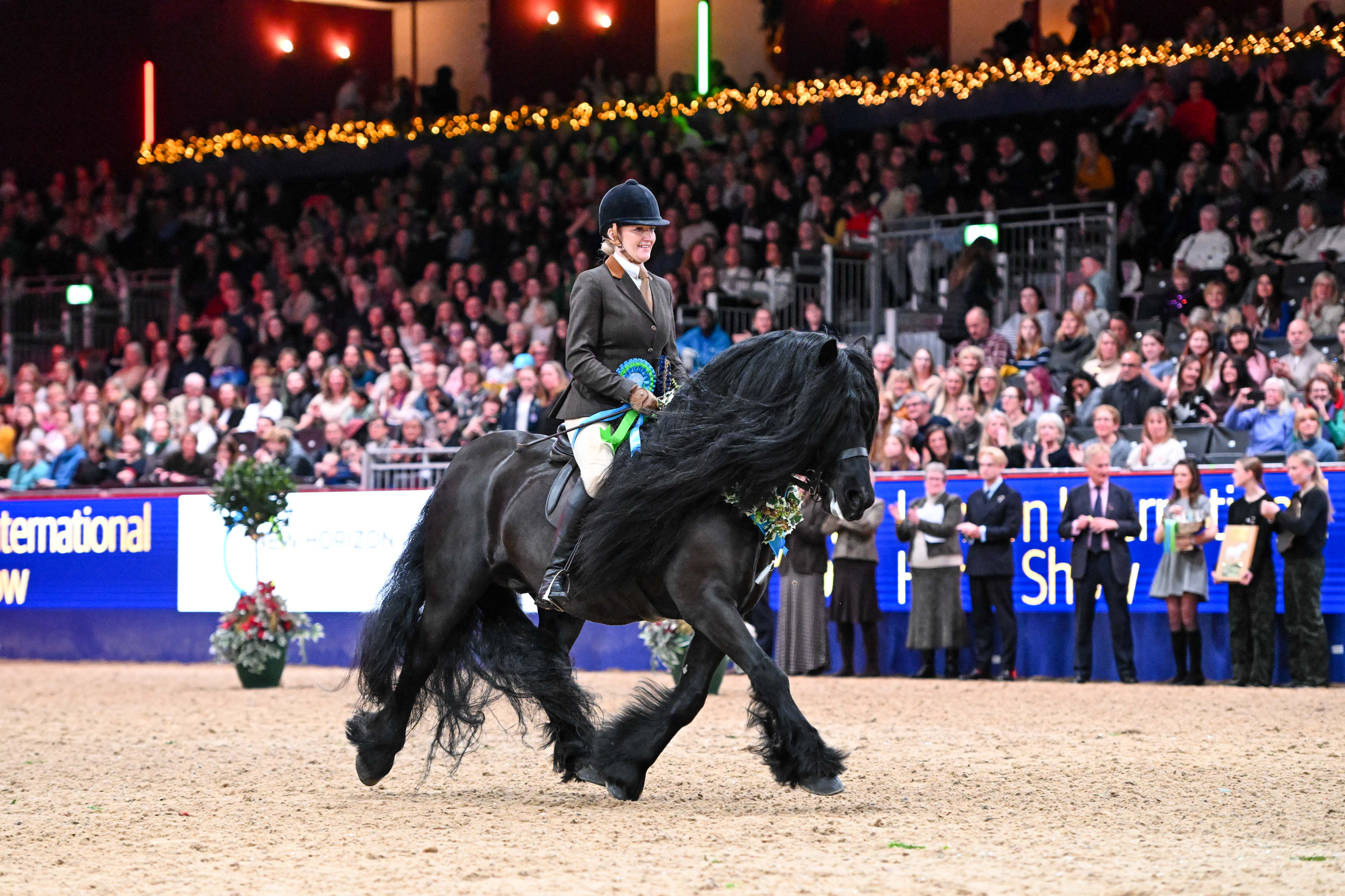 An amateur rider and her home-produced Fell stallion took to the centre line at the London International Horse Show after winning the 2024 BSPS ridden M&amp;M supreme championship final.