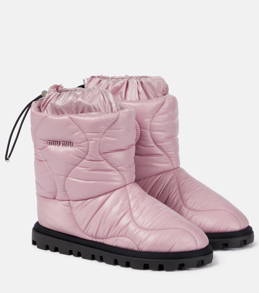 pink miu miu snow boots
