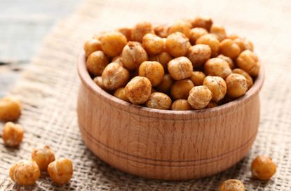 Spicy baked chickpeas