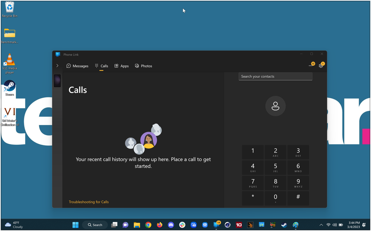 screenshot of Samsung's Multi Control feature