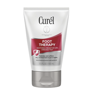 Curel Foot Therapy Cream, 3.5 Oz Soothing Lotion for Dry Cracked Feet, Quick Absorbing, With Shea Butter, Coconut Milk, and Vitamin E2