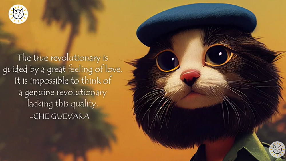 Inspired Cats AI-generated celebrity portrayed as a cat