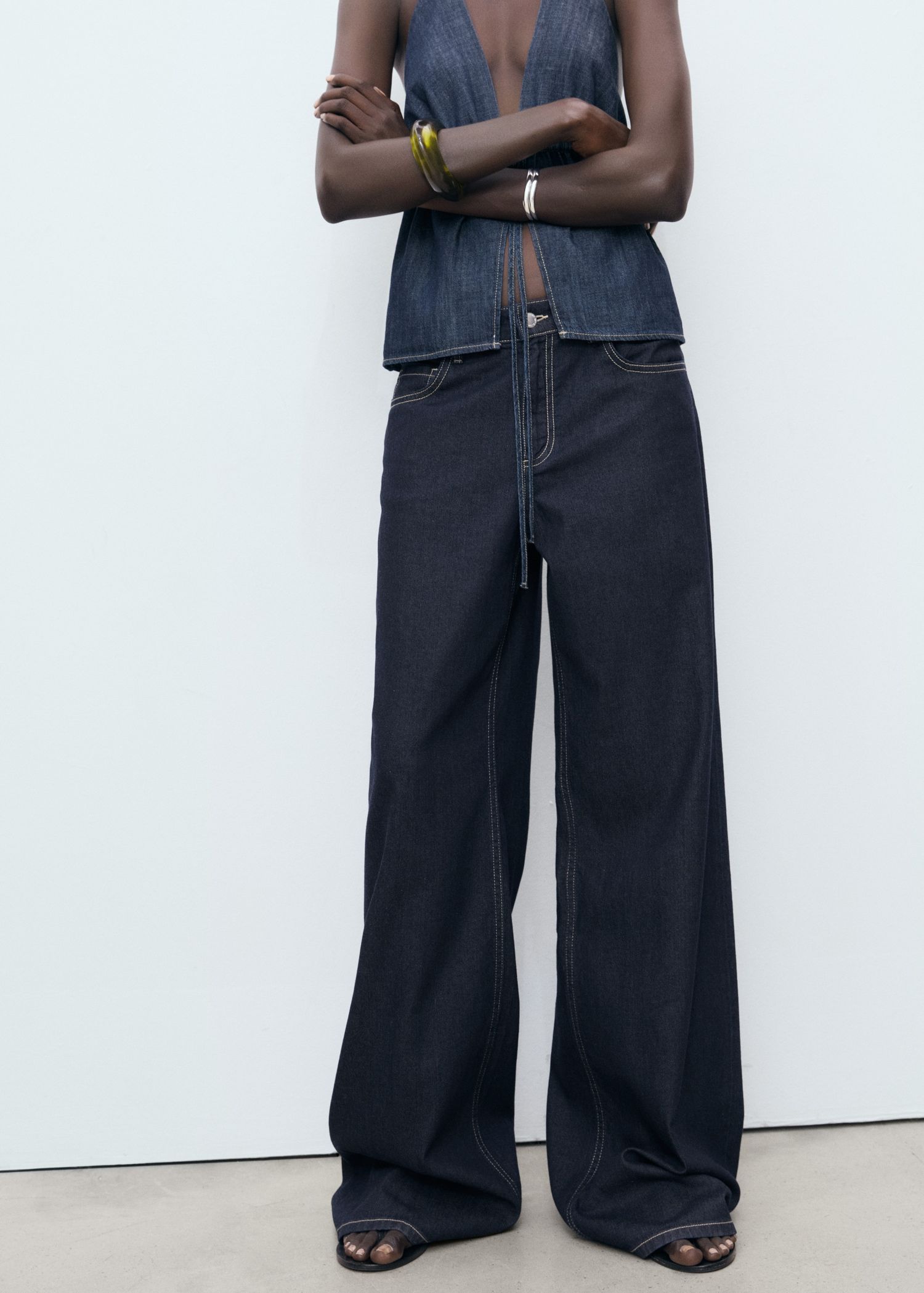 Low Waist Wide Leg Jeans - Women | Mango Usa