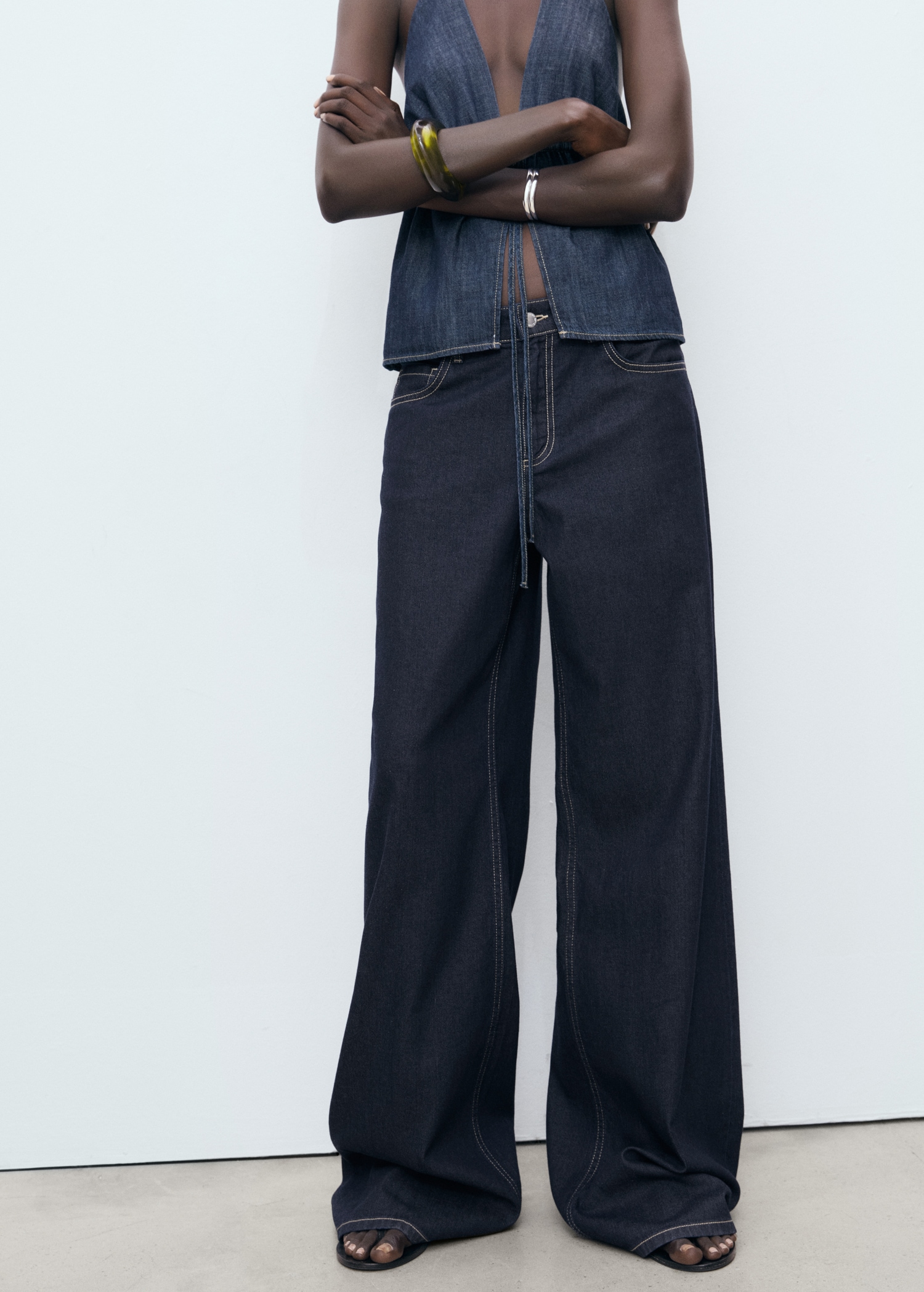 Low Waist Wide Leg Jeans - Women | Mango Usa