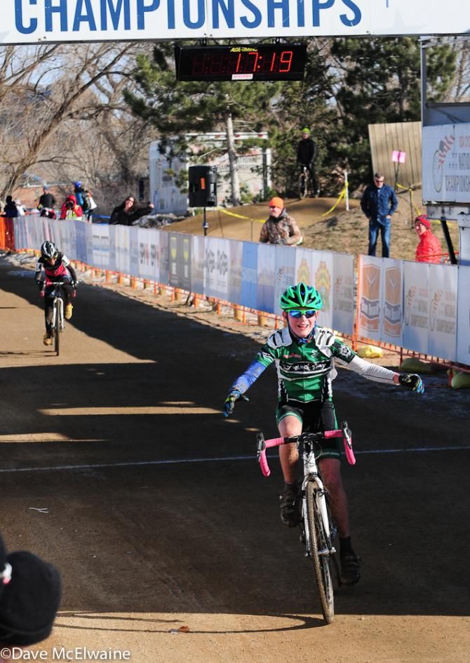 Ryan Campbell (Black Sheep Junior Cycling) wins the 11-12 race