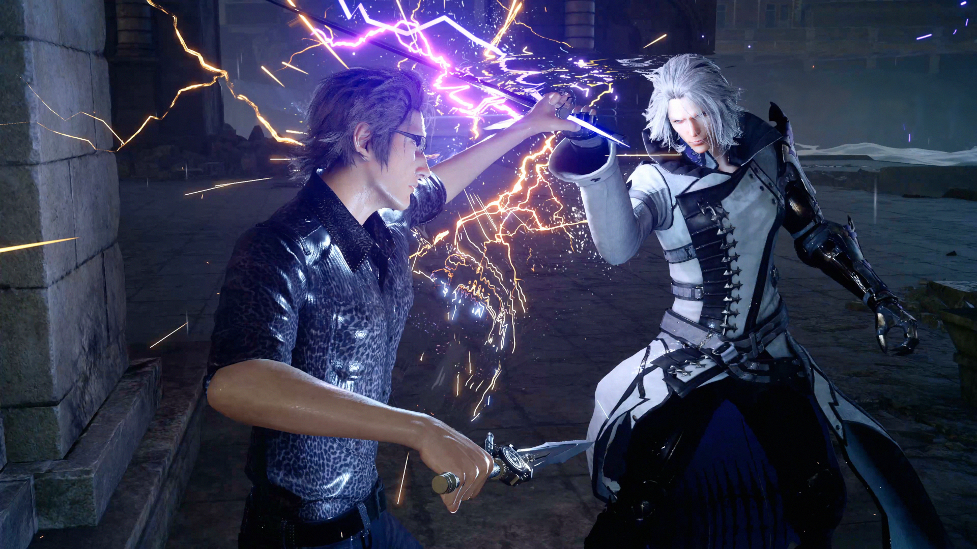 Ignis fights Ravus in Final Fantasy 15