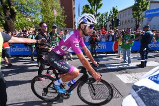 Fernando Gaviria atop the points classification at the Giro d'Italia
