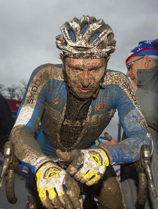 Enrico Franzoi after the finish