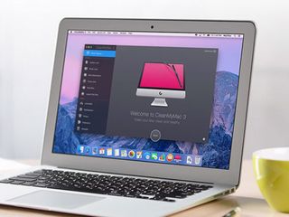 Clean My Mac on a laptop