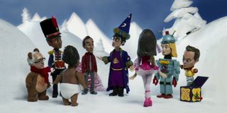The cast of Community get stop-motion animated for "Abed's Uncontrollable Christmas"
