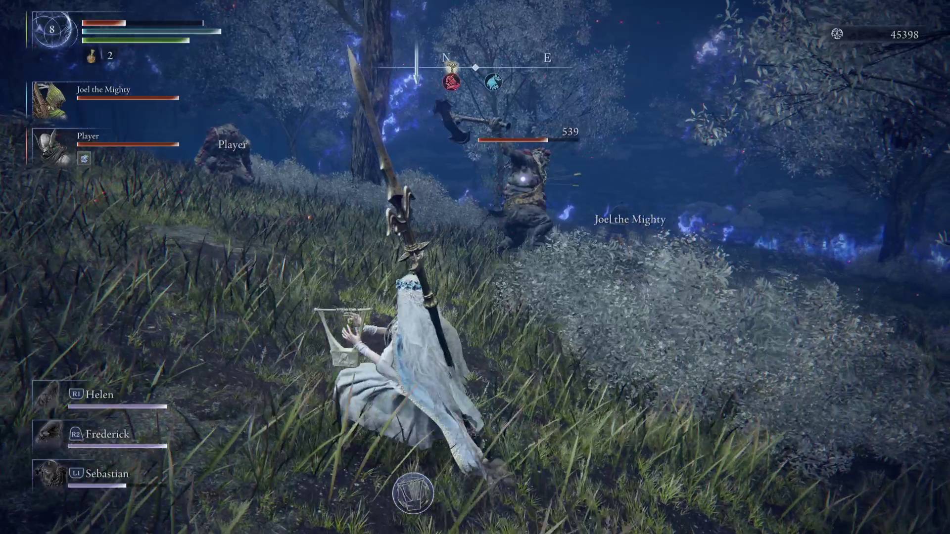 Elden Ring Nightreign classes revenant character playing lyre to summon phantoms