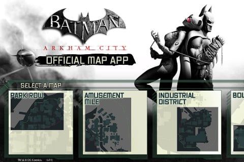 Find your way around Arkham City with Batman Arkham City Official Map App |  iMore