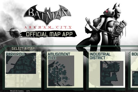 Batman Arkham City Official Map App, 10 Best (and Worst) Batman Apps for  iPhone, iPad and Android