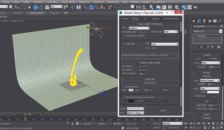 Set up your shading, lighting and rendering in V-Ray