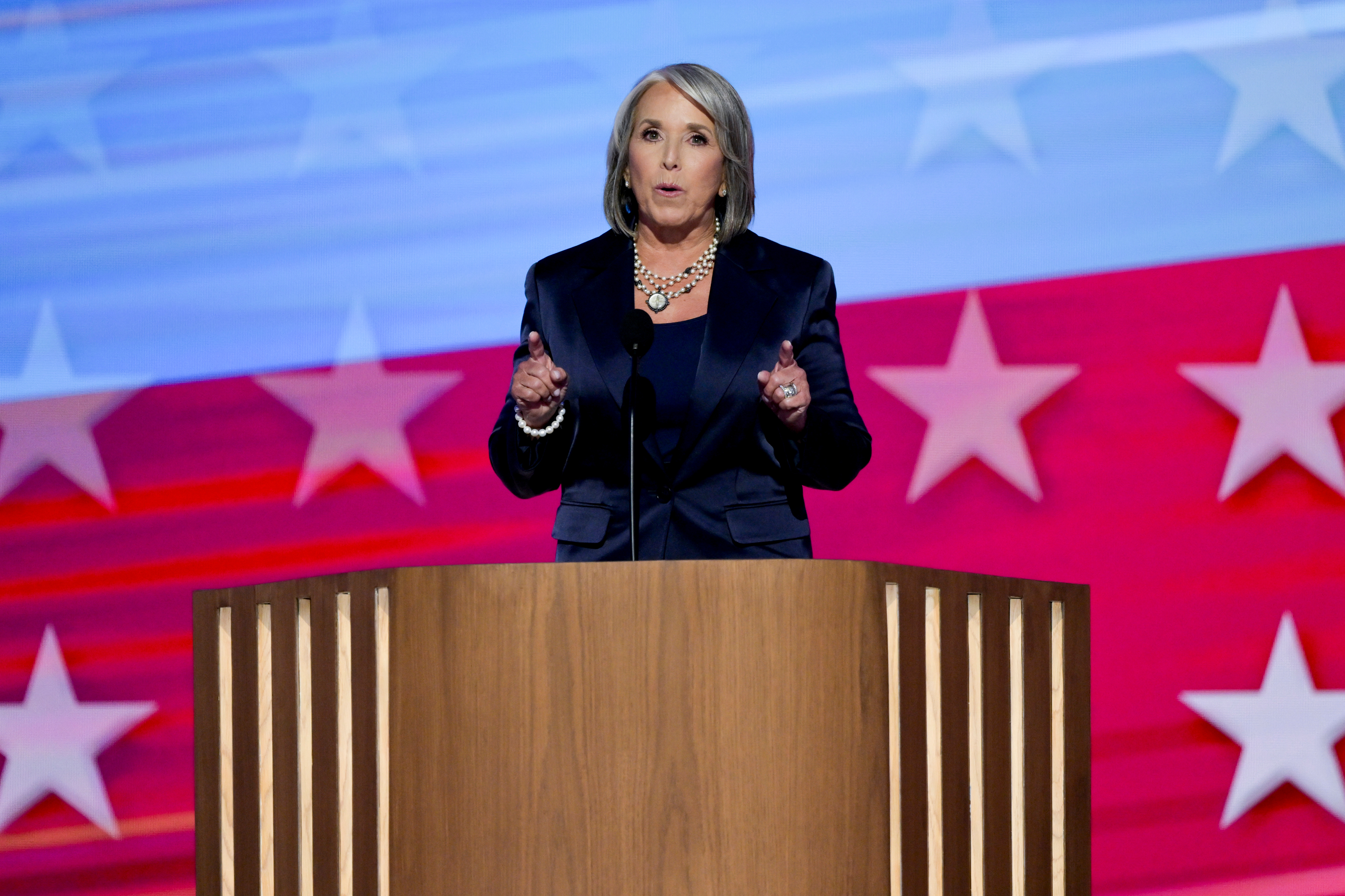 Michelle Lujan Grisham at the democratic national convention