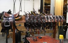 King&rsquo;s Troop tack cleaning underway