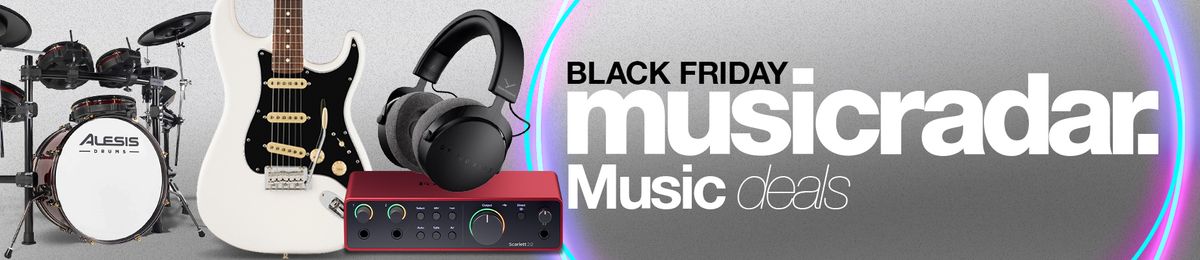 Black Friday music deals graphic