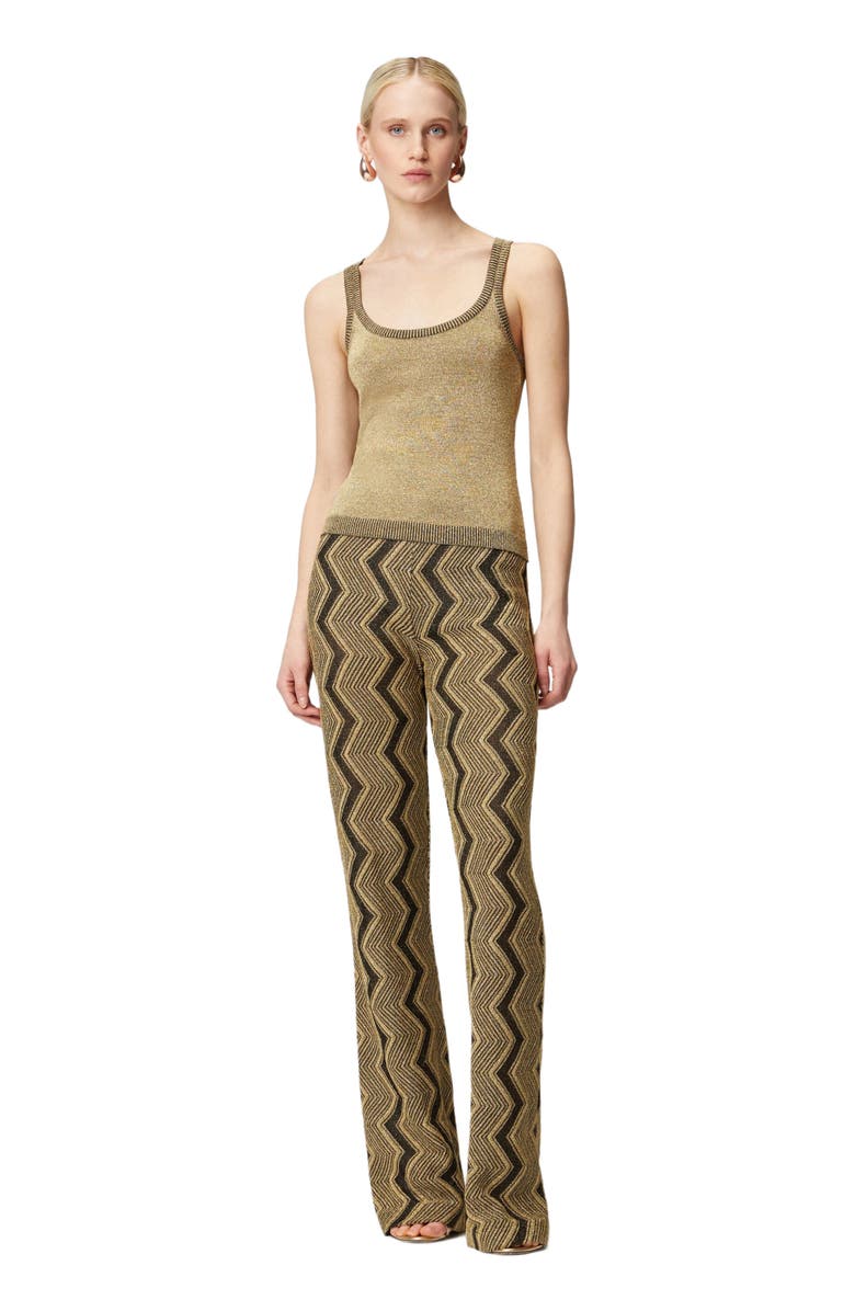 Glitter-Effect Viscose Tank Top