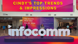Powered by a purple stormtrooper suit, a recorder and a notepad, AV Technology&rsquo;s Cindy Davis reports on trends spotted and her overall impressions of InfoComm 2026.