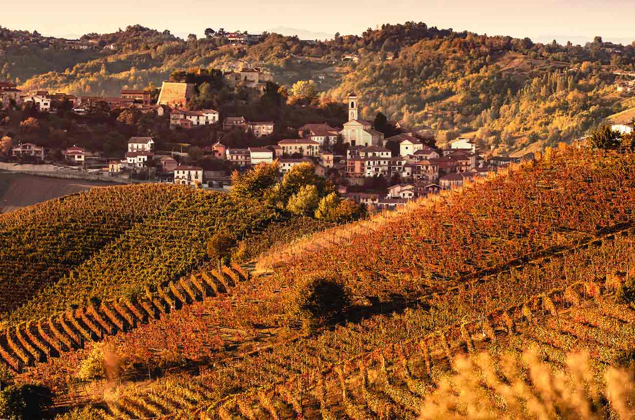 Nizza DOCG wine region in Piedmont, Italy