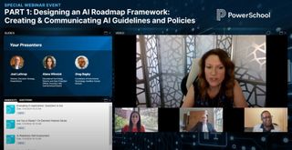 A webinar discussing how to build an AI roadmap for your district