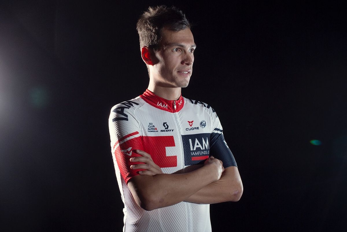 Stefan Denifl models the new kit