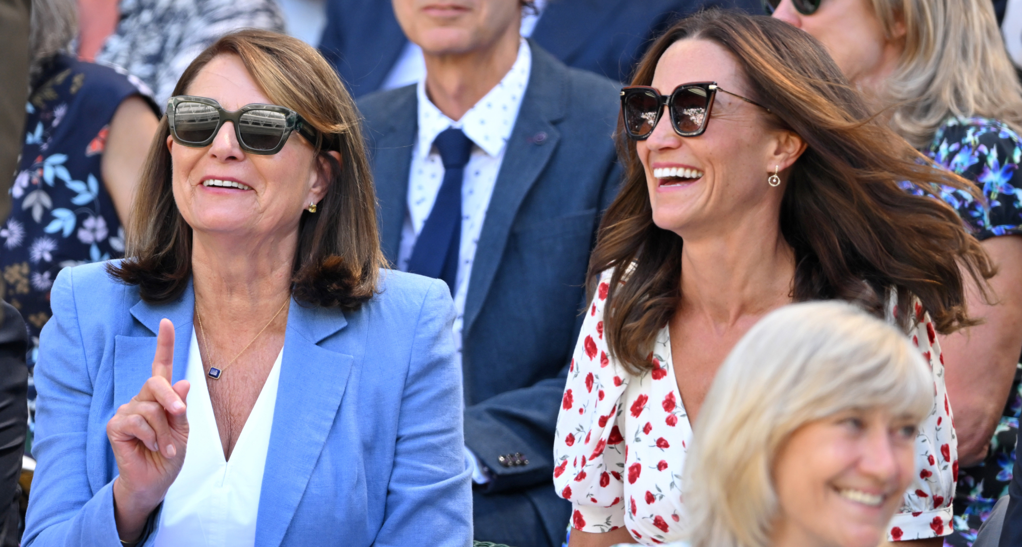 Pippa Middleton at Wimbledon 2026 with Carole Middleton