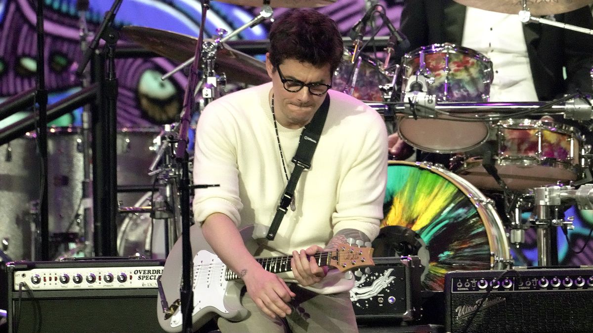 John Mayer and Jay Lane of Dead &amp; Company perform onstage at 2025 MusiCares Person Of The Year Honoring The Grateful Dead at Los Angeles Convention Center on January 31, 2025 in Los Angeles, California