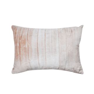 A pink tie-dye pillow