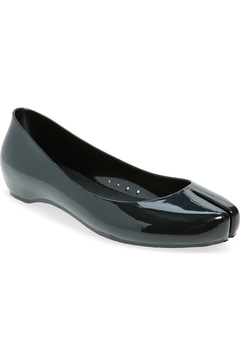 Fixed Split Toe Jelly Flat
