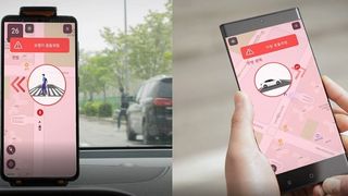 LG app for pedestrian safety