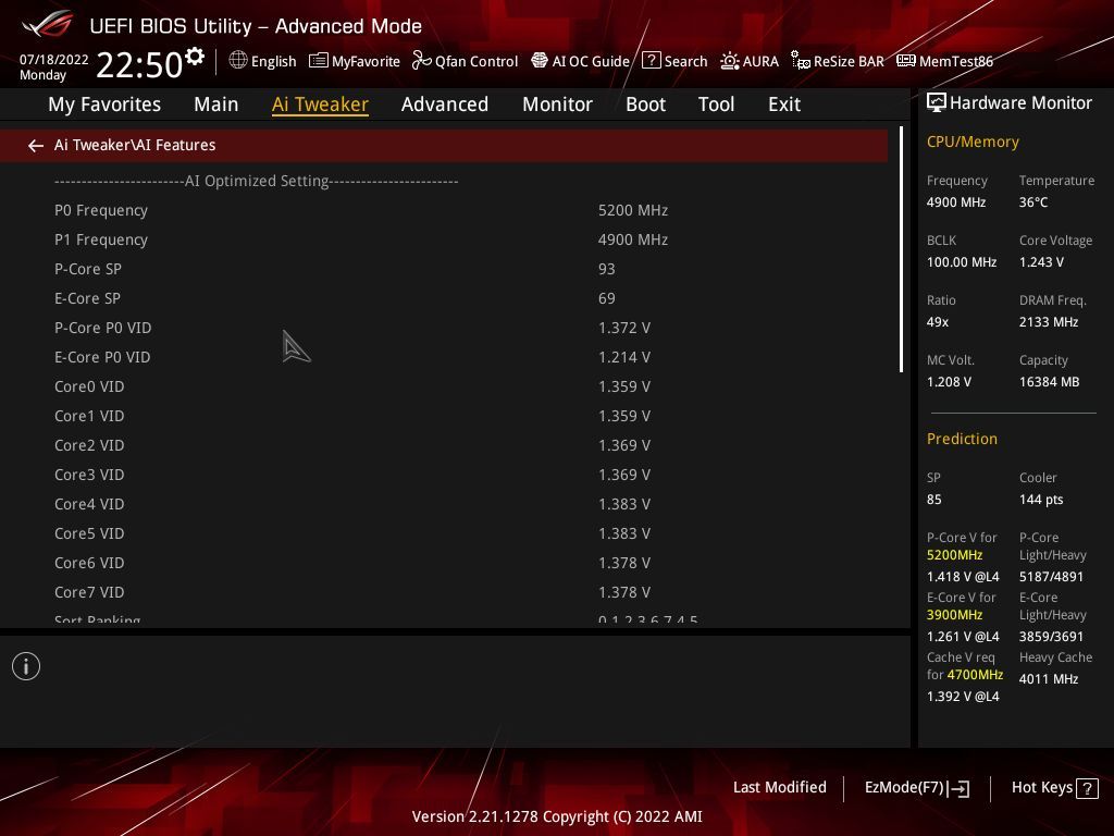Asus ROG Strix Z690-A Gaming WIFI D4