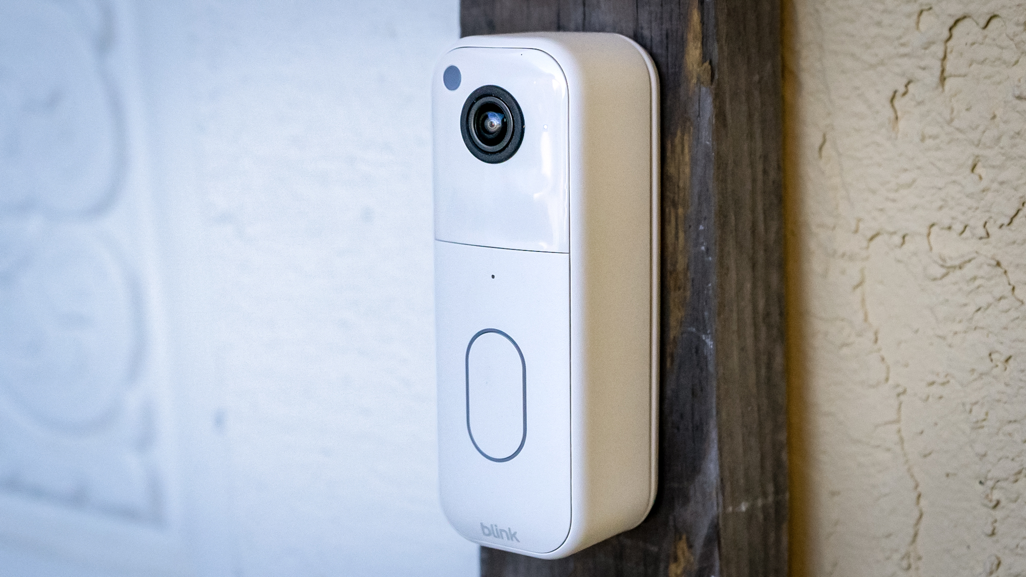 Blink Video Doorbell (2nd gen) mounted on a doorframe