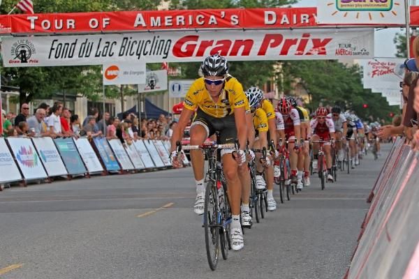 The men's pro race in Fond du Lac
