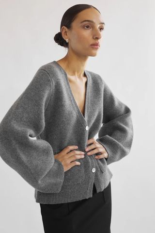 Almina Concept, V Neck Cardigan