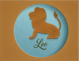 Leo horoscope sign - stock photo