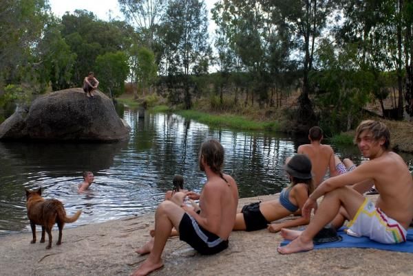 Once some jolly mountain bikers camped by a billabong...