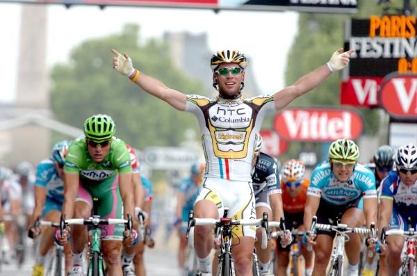 The phenomenal Mark Cavendish (HTC-Columbia) has won fifteen stages in the last three Tours