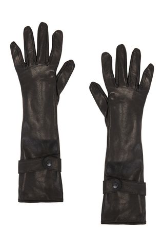 Medium Length Leather Gloves