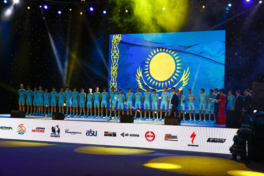 The 2016 Astana team presentation took place in Kazakhstan