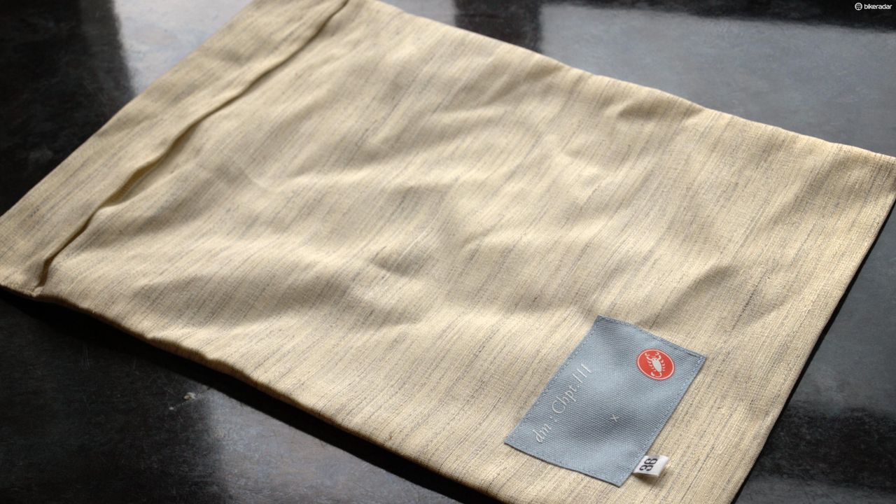 The Rocka jacket came in this canvas bag (Tom Ballard / Immediate Media)